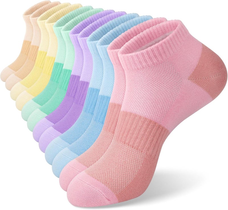 Darller 6 Pairs Ankle Socks for Women - Lightweight Low Cut No Show Casual Cotton Socks Breathable - Image 1
